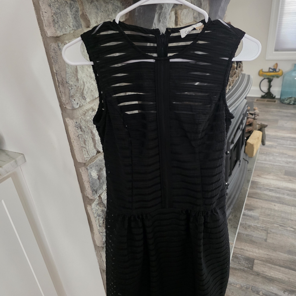 Calvin Klein Black Sleeveless Dress